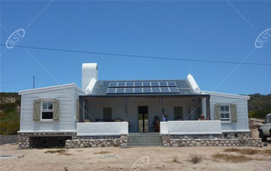 南非度假小屋0.76KW太陽(yáng)能發(fā)電系統(tǒng)